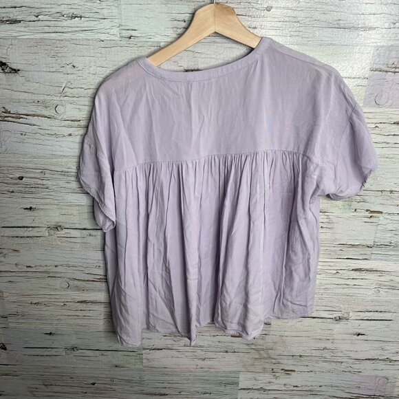 Splendid purple tee shirt top blouse  size medium - Picture 7 of 7